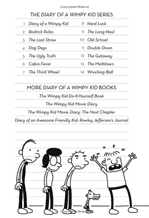 bộ diary of a wimpy kid 14: wrecking ball
