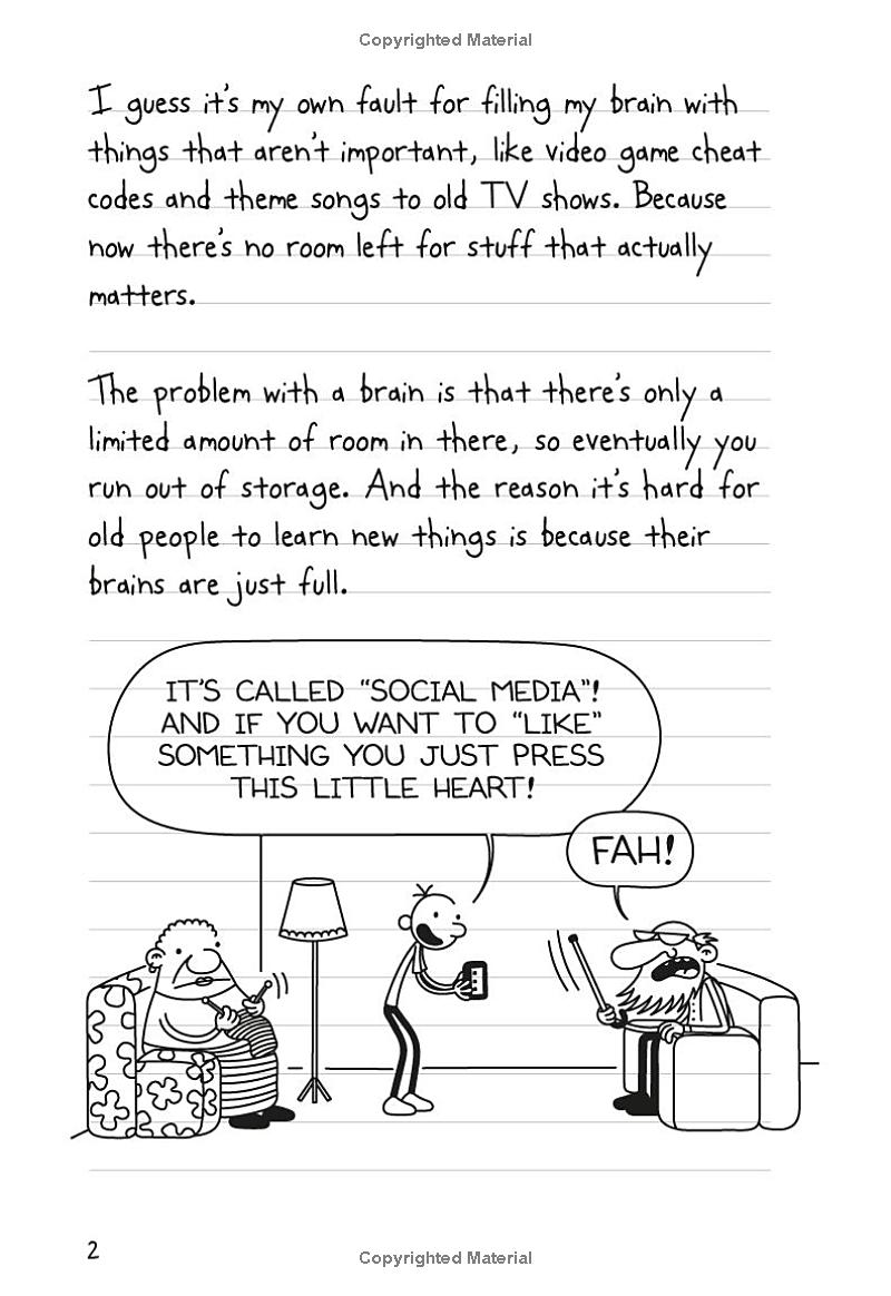 bộ diary of a wimpy kid 18: no brainer