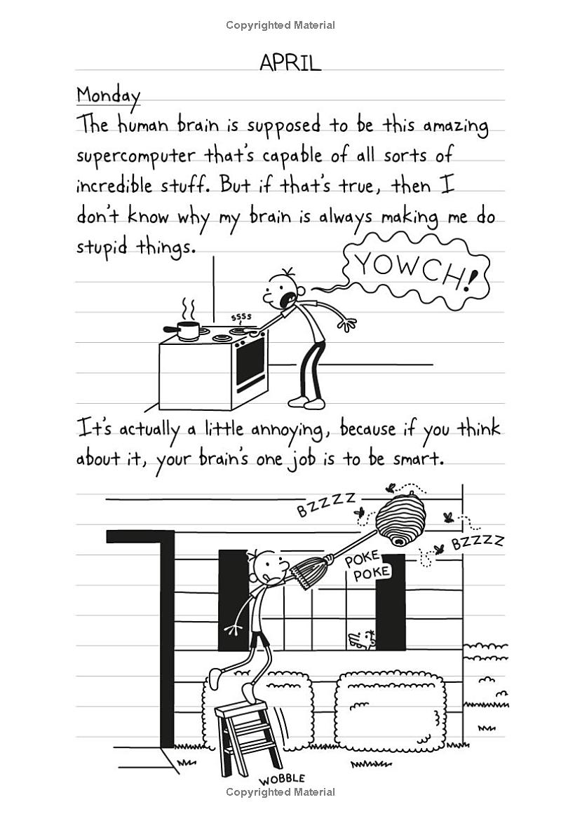 bộ diary of a wimpy kid 18: no brainer