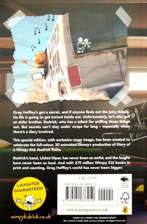 bộ diary of a wimpy kid 2: rodrick rules: special disney+ cover edition