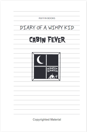 bộ diary of a wimpy kid 6: cabin fever (special disney + cover edition)