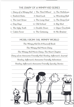 bộ diary of a wimpy kid 6: cabin fever (special disney + cover edition)