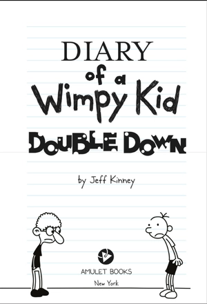 bộ diary of a wimpy kid book 11: double down