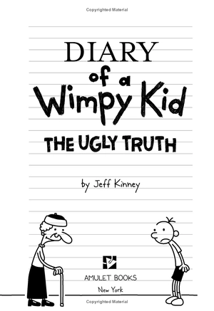 bộ diary of a wimpy kid book 5: the ugly truth