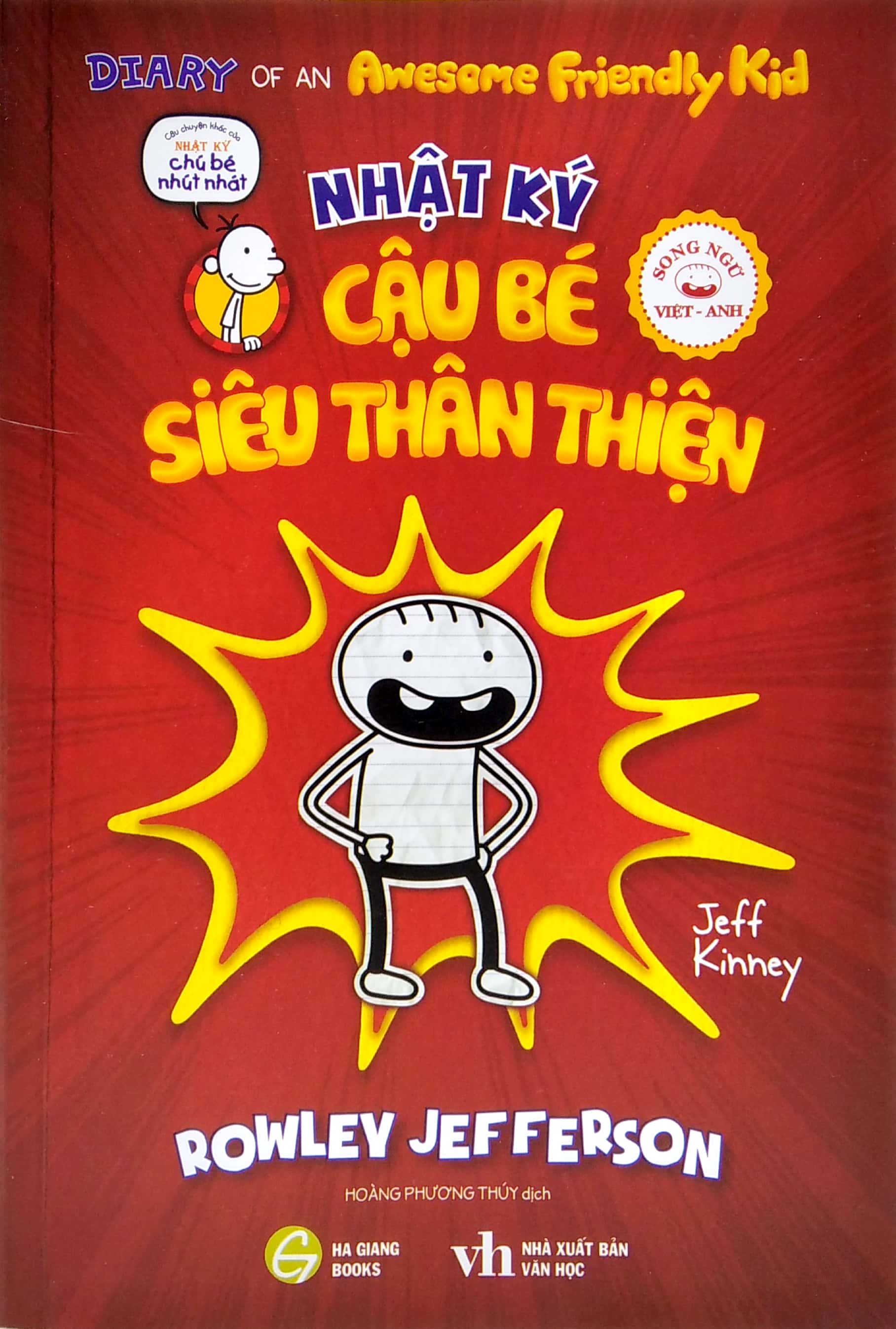 Bo
						
										
										Diary Of A Wimpy Kid - Nhat Ky Chu Be Nhut Nhat - Tap 1.1 - Rowley Jefferson - Song Ngu Viet-Anh