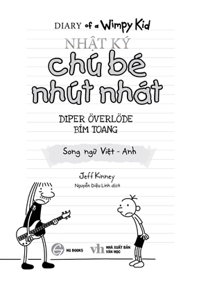 bộ diary of a wimpy kid - nhật ký chú bé nhút nhát - tập 17: bỉm toang - diper överlöde (song ngữ anh - việt)