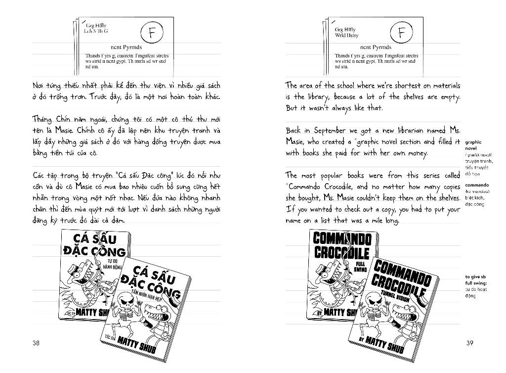 bộ diary of a wimpy kid - nhật ký chú bé nhút nhát - tập 18: out trình - no brainer (song ngữ việt-anh)