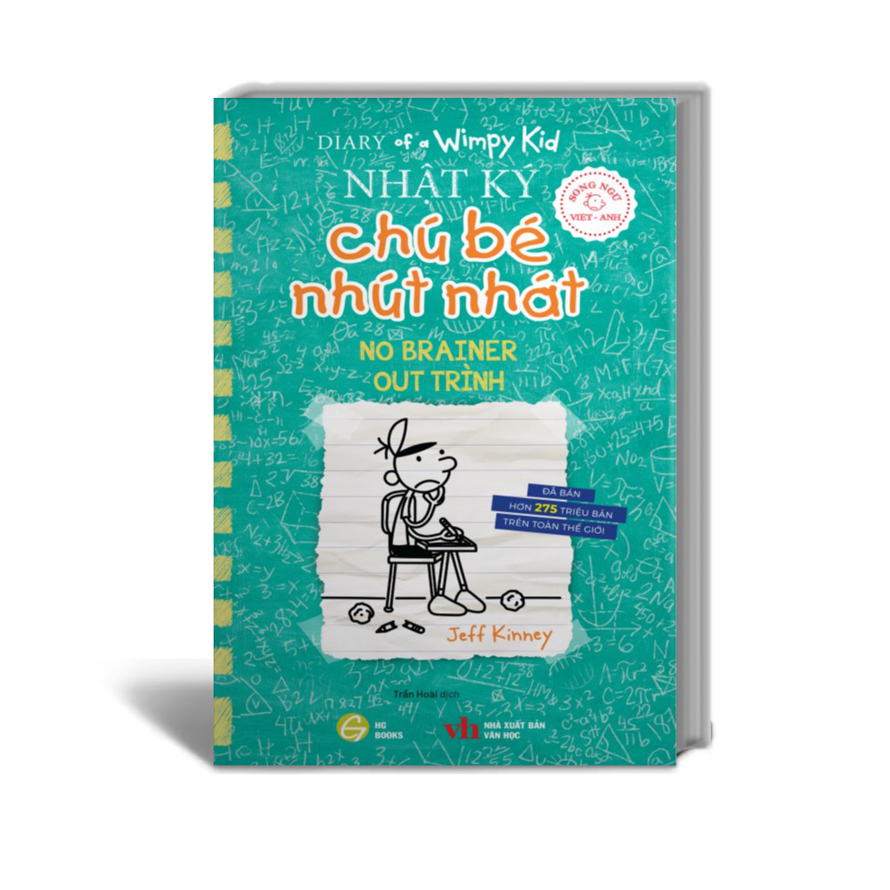bộ diary of a wimpy kid - nhật ký chú bé nhút nhát - tập 18: out trình - no brainer (song ngữ việt-anh)