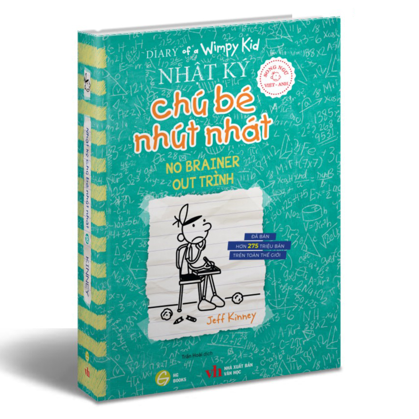 bộ diary of a wimpy kid - nhật ký chú bé nhút nhát - tập 18: out trình - no brainer (song ngữ việt-anh)