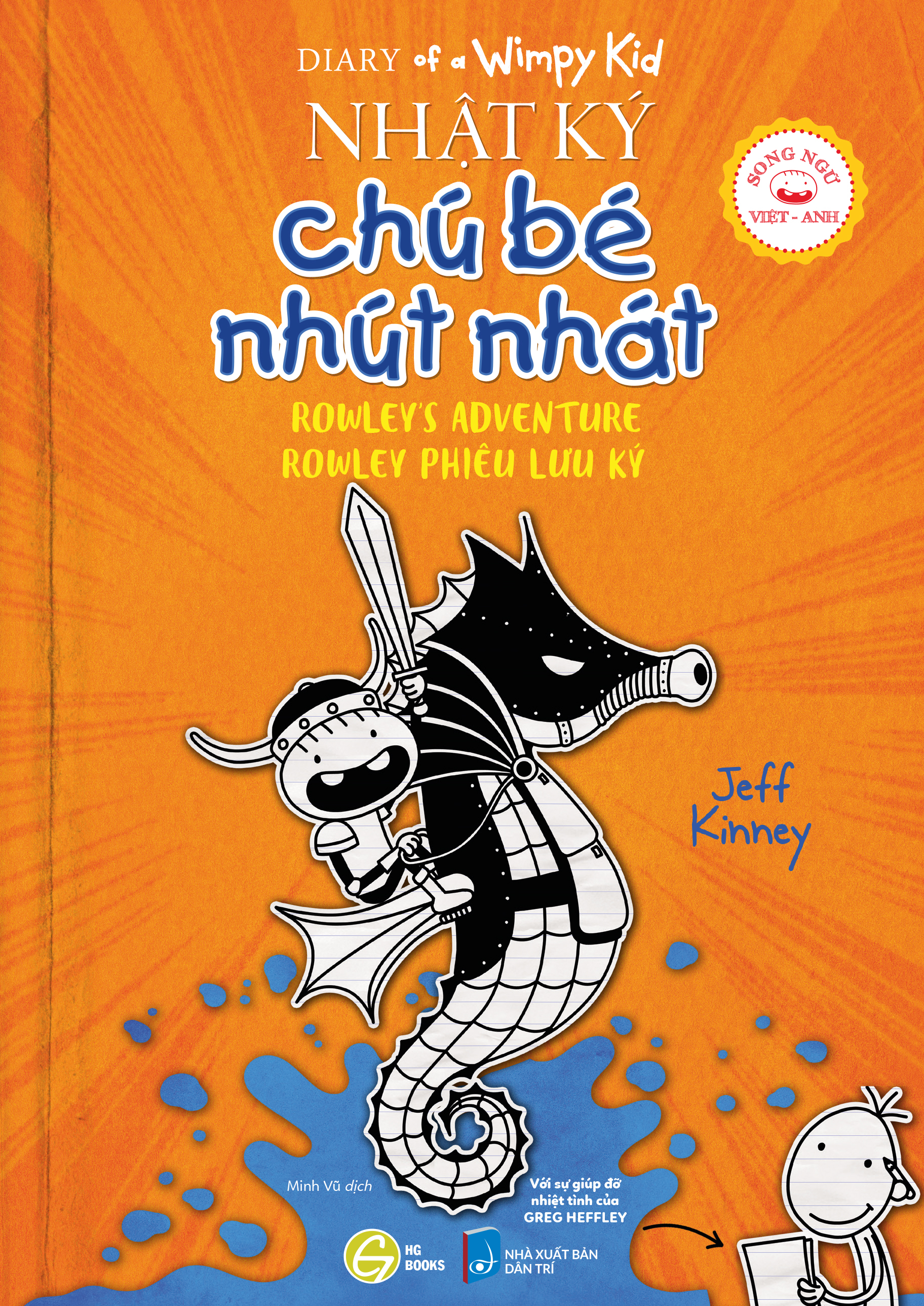 Bo
						
										
										Diary Of A Wimpy Kid - Nhat Ky Chu Be Nhut Nhat - Tap 2.1 - Rowley's Adventure - Rowley Phieu Luu Ky - Song Ngu Viet-Anh