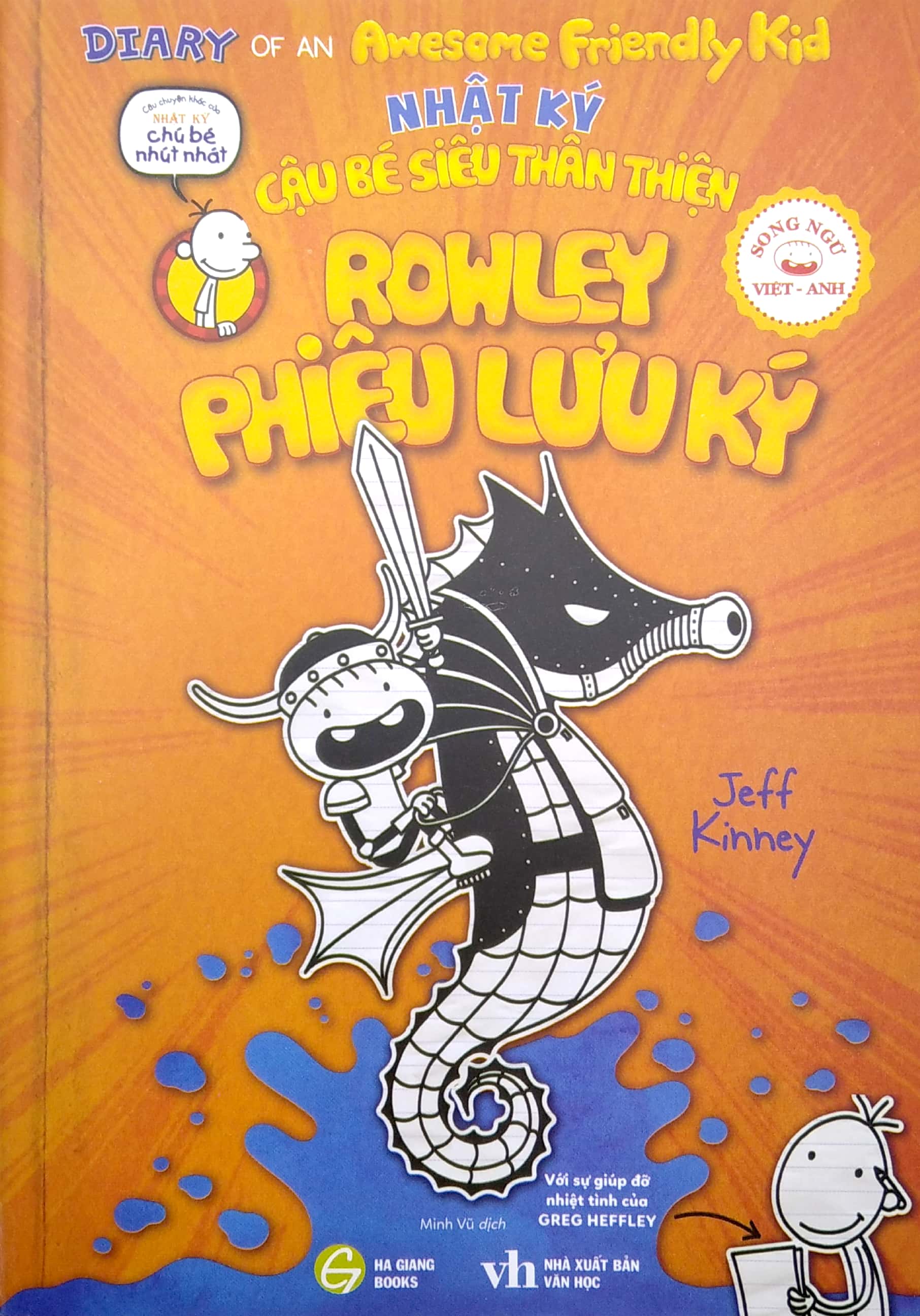 Bo
						
										
										Diary Of A Wimpy Kid - Nhat Ky Chu Be Nhut Nhat - Tap 2.1 - Rowley's Adventure - Rowley Phieu Luu Ky - Song Ngu Viet-Anh