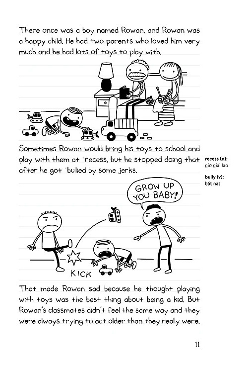 Bo
						
										
										Diary Of A Wimpy Kid - Nhat Ky Chu Be Nhut Nhat - Tap 3.1 - Rowley's Spooky Stories - Rowleys Nhung Chuyen Ly Ky - Song Ngu Viet-Anh