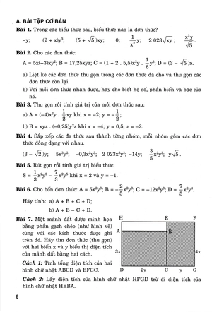 bộ định hướng phát triển năng lực toán 8 - tập 1 (bám sát sgk kết nối tri thức với cuộc sống)