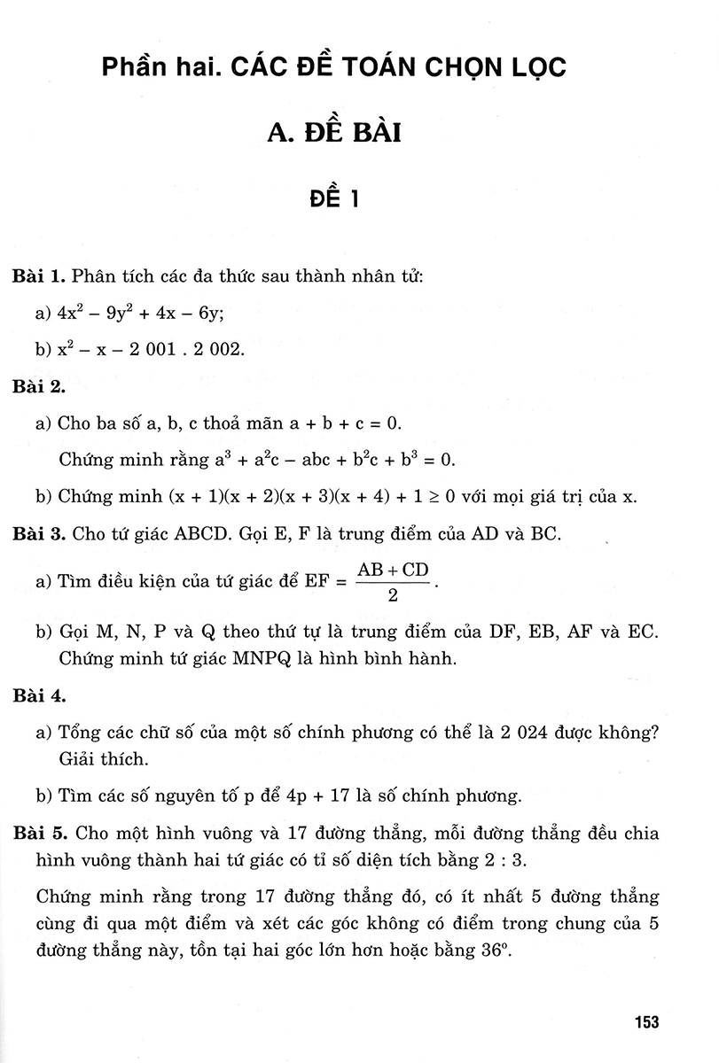 bộ định hướng và phát triển tư duy giải bài tập toán khó lớp 8 - tập 1