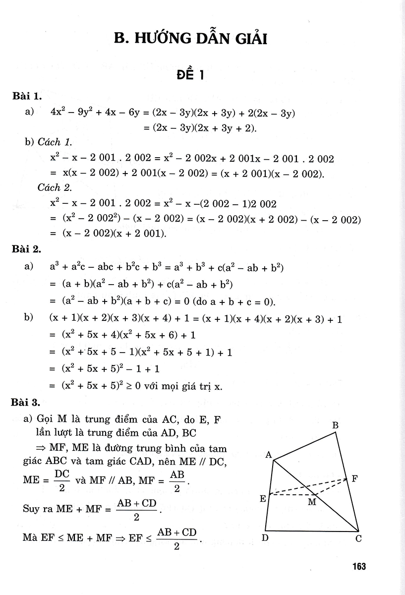 bộ định hướng và phát triển tư duy giải bài tập toán khó lớp 8 - tập 1