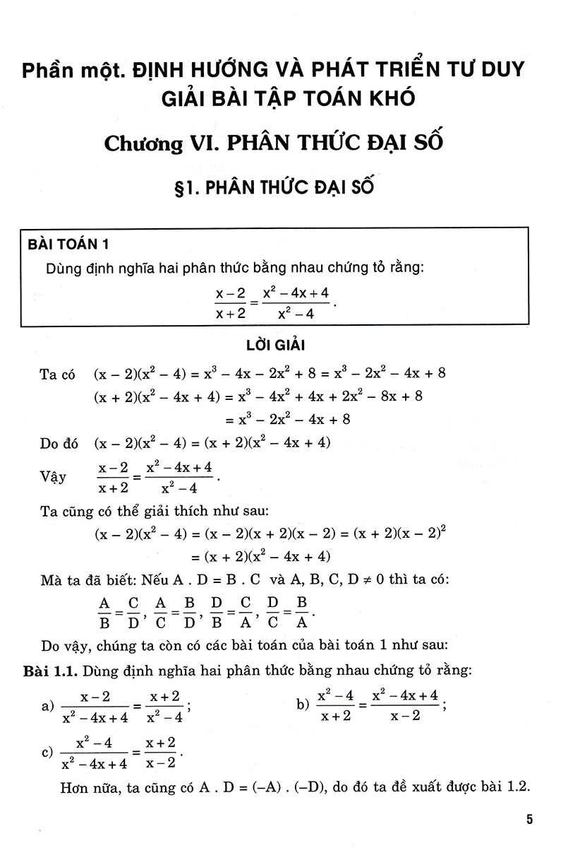 bộ định hướng và phát triển tư duy giải bài tập toán khó lớp 8 - tập 2