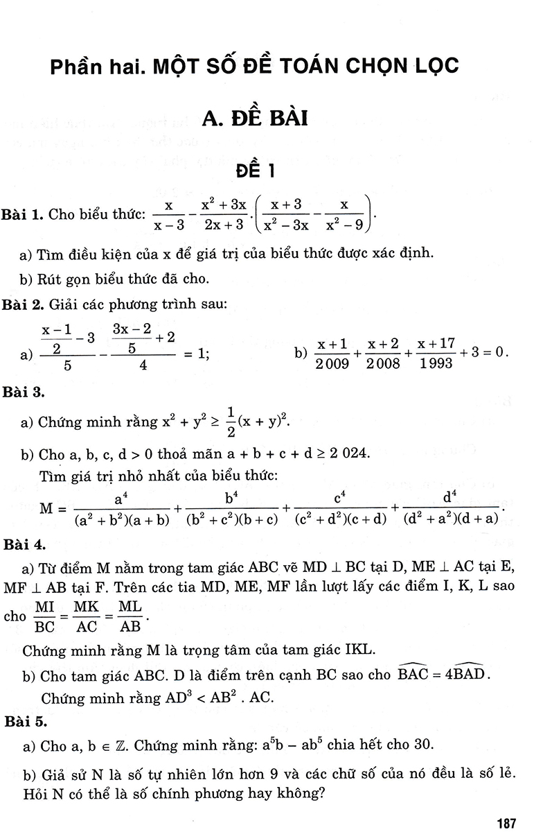 bộ định hướng và phát triển tư duy giải bài tập toán khó lớp 8 - tập 2