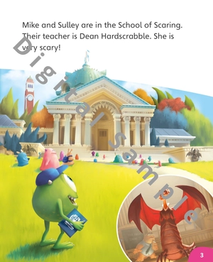 bộ disney kids readers level 2: monsters university