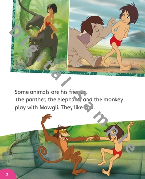 bộ disney kids readers level 2: mowgli meets baloo