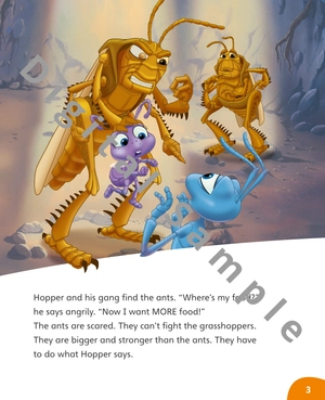 bộ disney kids readers level 3: a bug's life