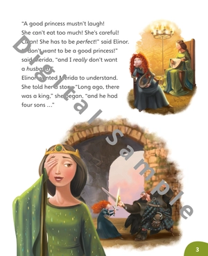 bộ disney kids readers level 4: brave