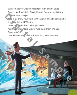 bộ disney kids readers level 4: the incredibles 2