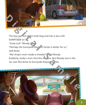 bộ disney kids readers level 4: toy story 3