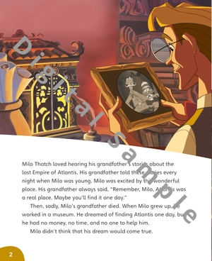 bộ disney kids readers level 6: atlantis: the lost empire