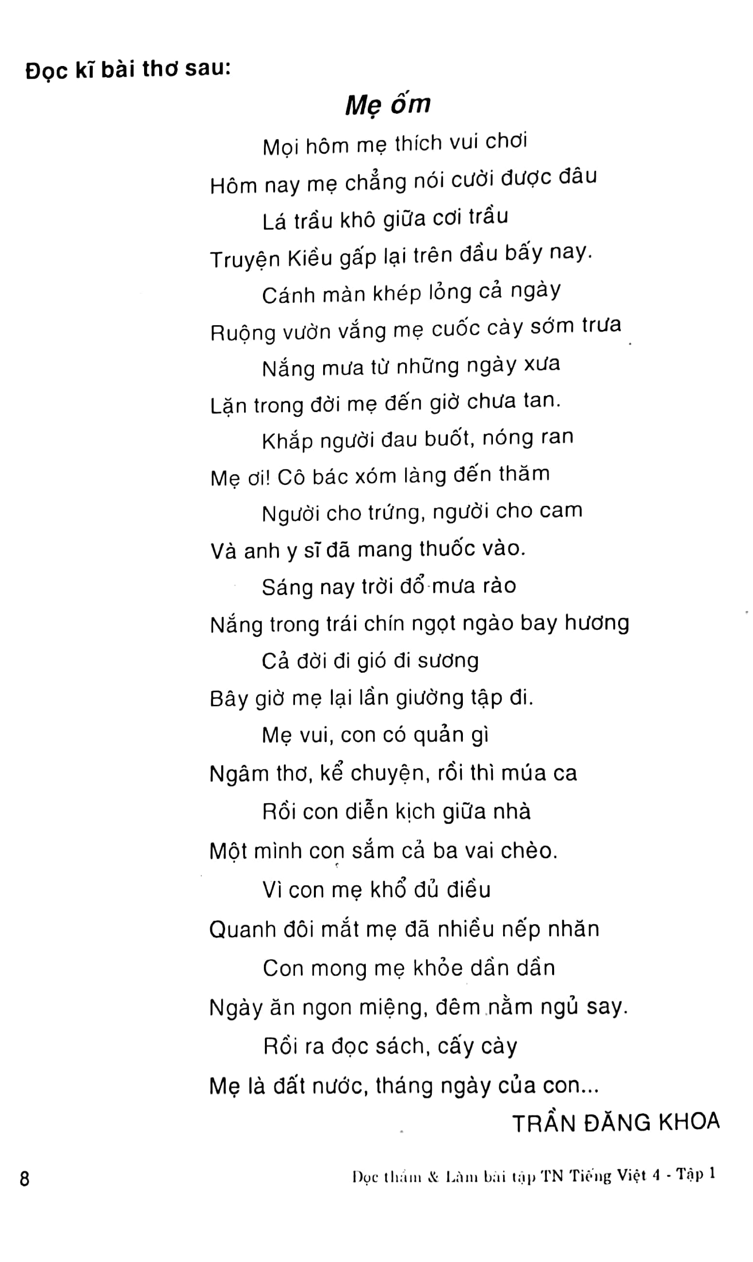 bộ đọc thầm và làm bài tập trắc nghiệm tiếng việt 4 - tập 1