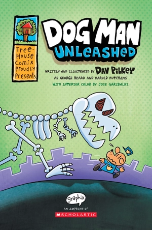 bộ dog man #2: dog man unleashed: a graphic novel