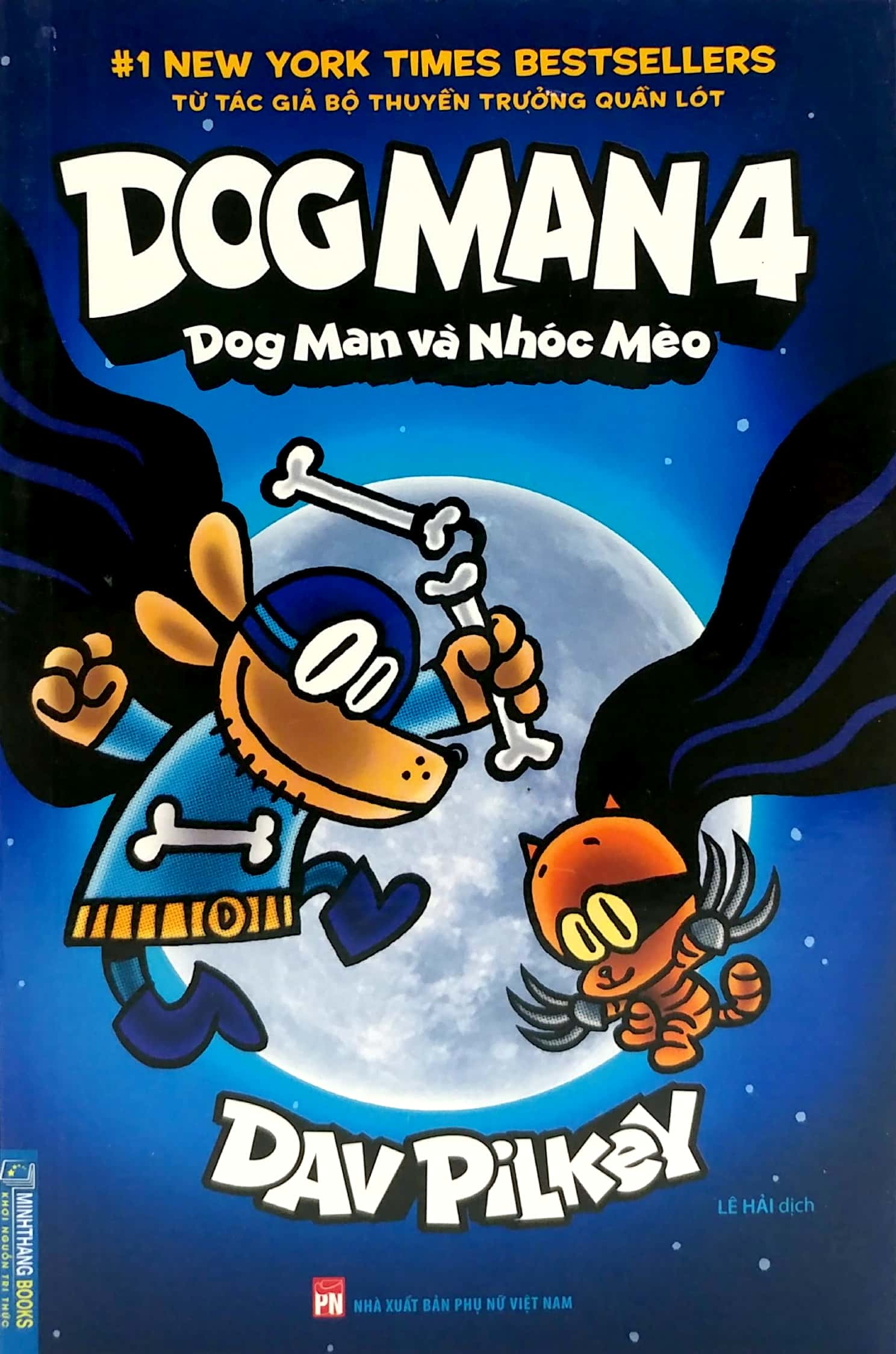 bộ dog man 4 - dog man và nhóc mèo