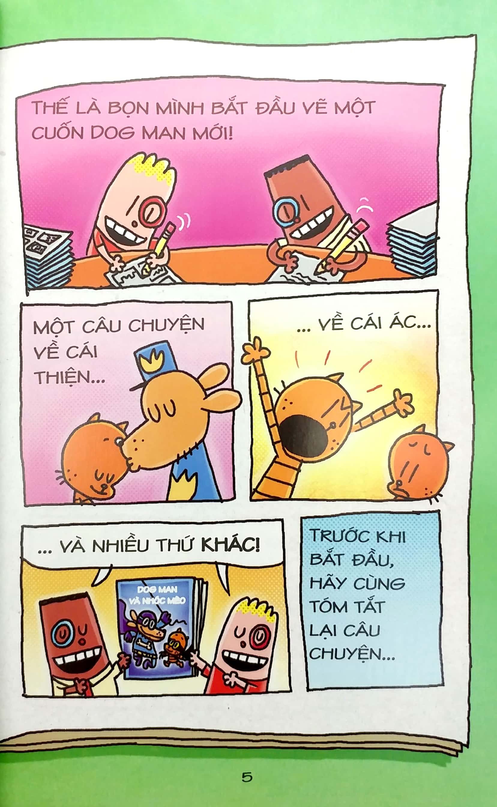 bộ dog man 4 - dog man và nhóc mèo