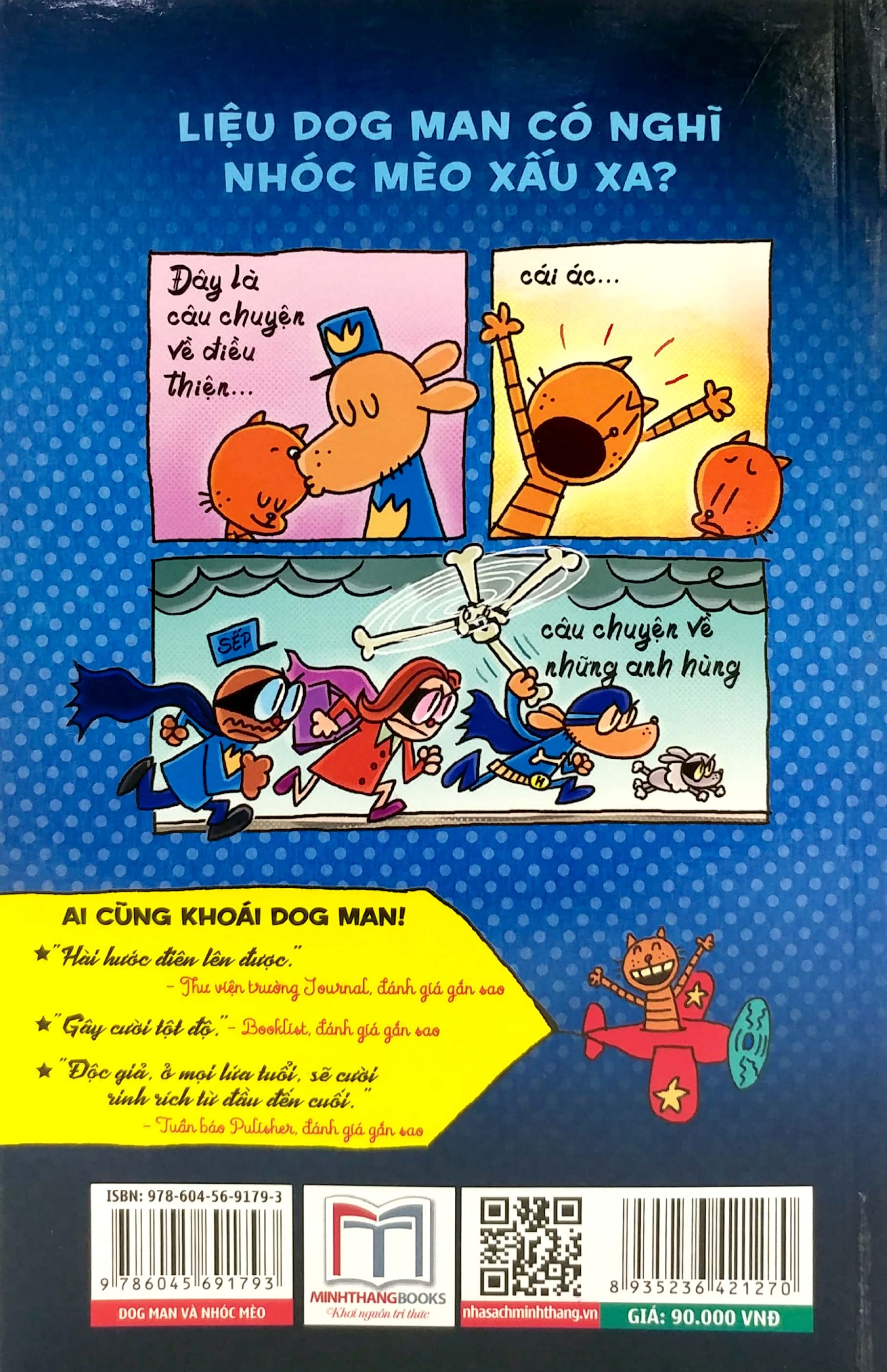 bộ dog man 4 - dog man và nhóc mèo