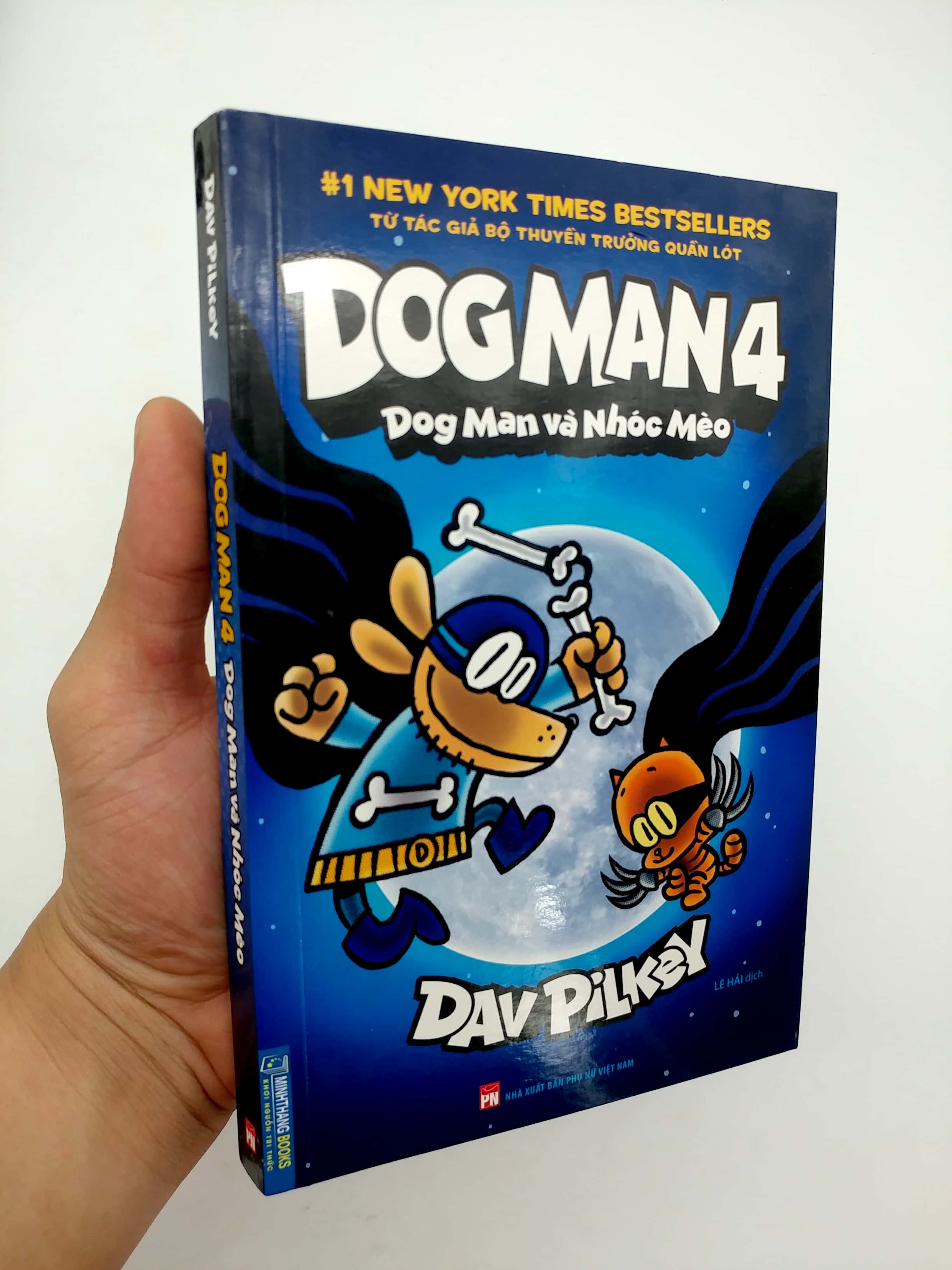 bộ dog man 4 - dog man và nhóc mèo