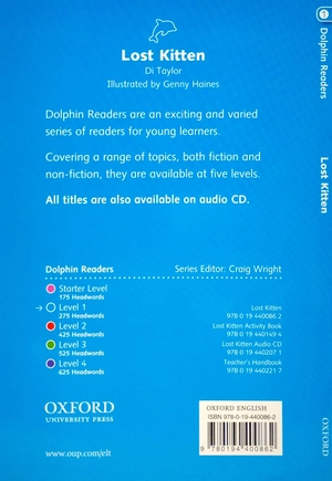 bộ dolphin readers level 1: lost kitten