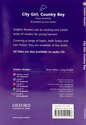 bộ dolphin readers level 4: city girl, country boy