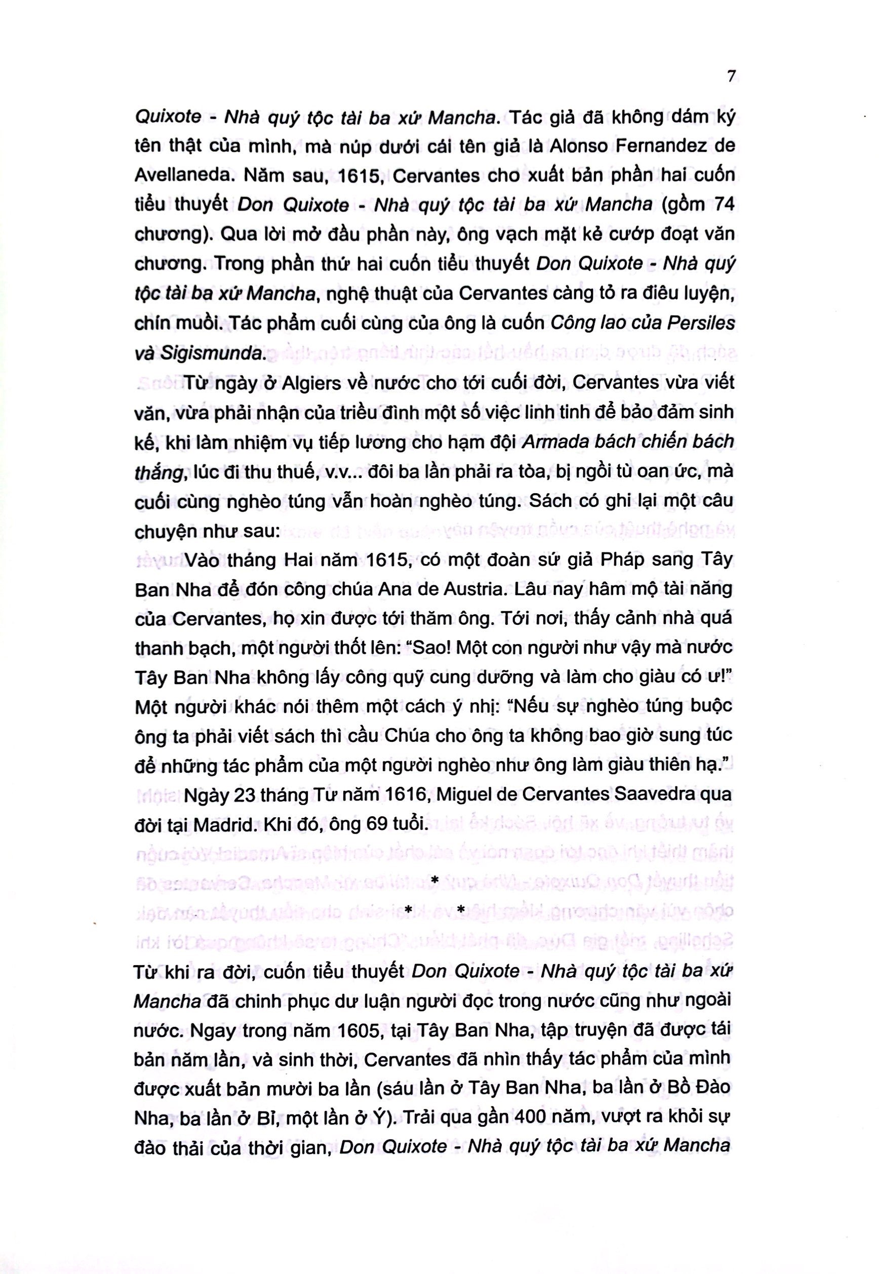 bộ don quixote nhà quý tộc tài ba xứ mancha - tập 1