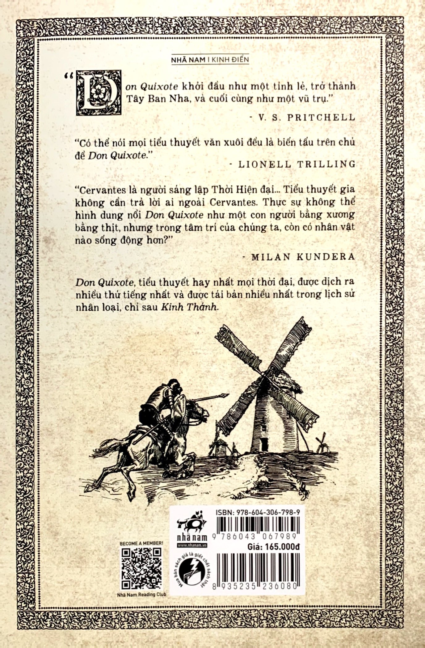 bộ don quixote nhà quý tộc tài ba xứ mancha - tập 1