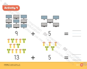 bộ doodle town 2 math skills pad