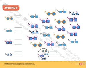 bộ doodle town 2 math skills pad