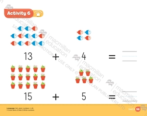 bộ doodle town 2 math skills pad