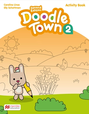 bộ doodle town level 2 activity book 2nd edition