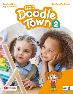 bộ doodle town level 2 student´s book + navio app 2nd edition