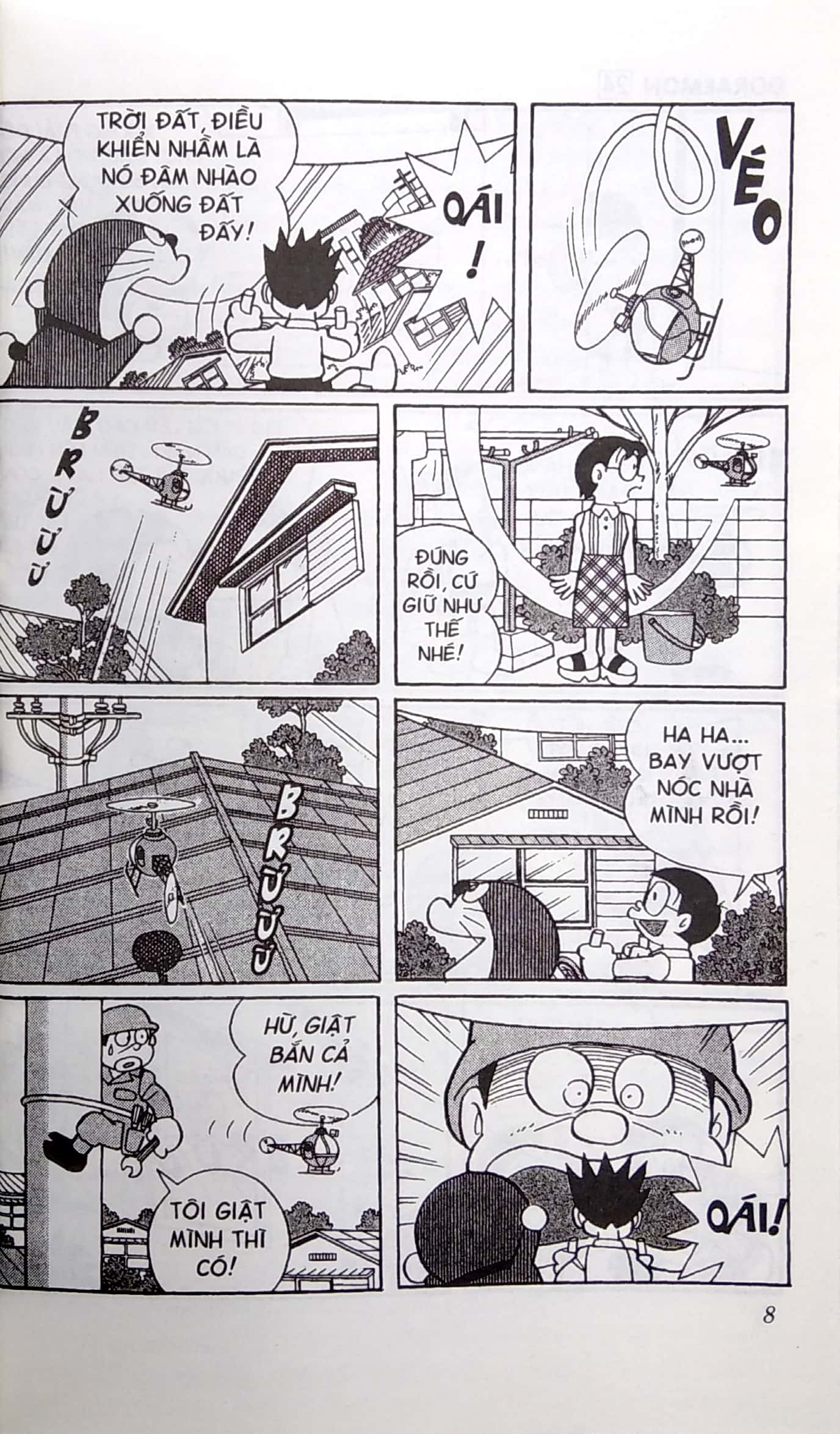 bộ doraemon - chú mèo máy đến từ tương lai - tập 24 (tái bản 2023)