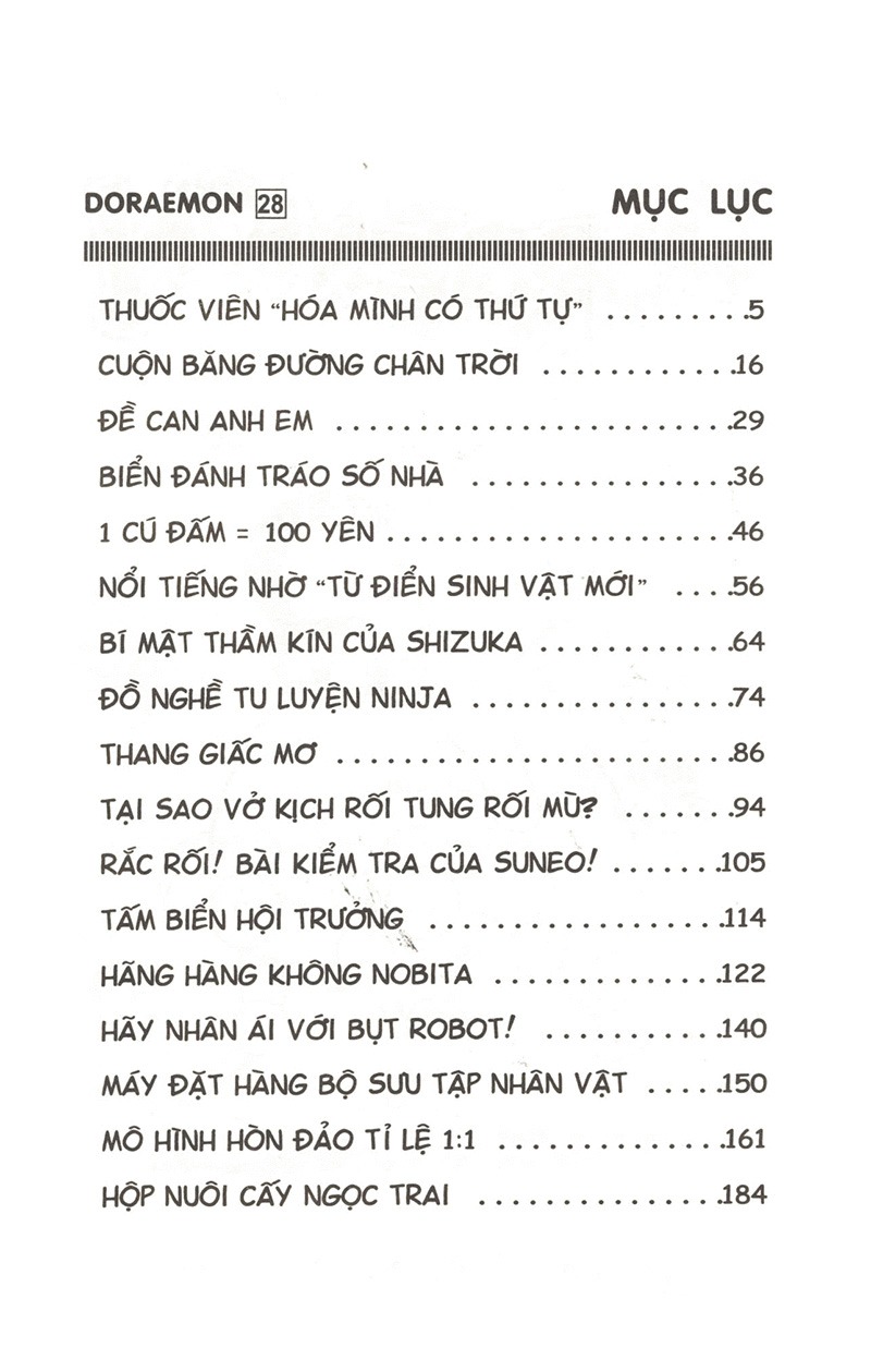 bộ doraemon - chú mèo máy đến từ tương lai - tập 28 (tái bản 2023)