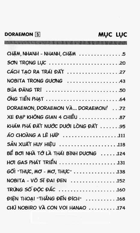 bộ doraemon - chú mèo máy đến từ tương lai - tập 5 (tái bản 2023)