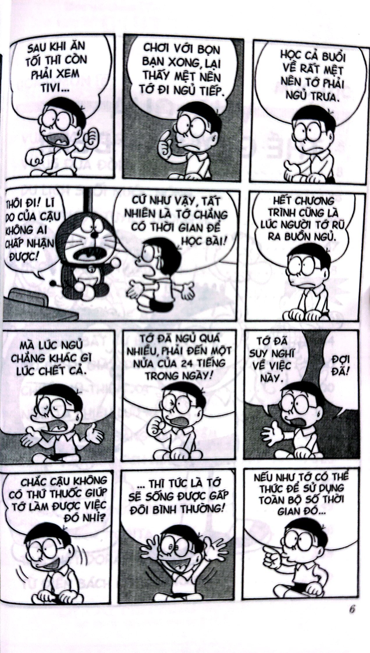 bộ doraemon - chú mèo máy đến từ tương lai - tập 6 (tái bản 2023)