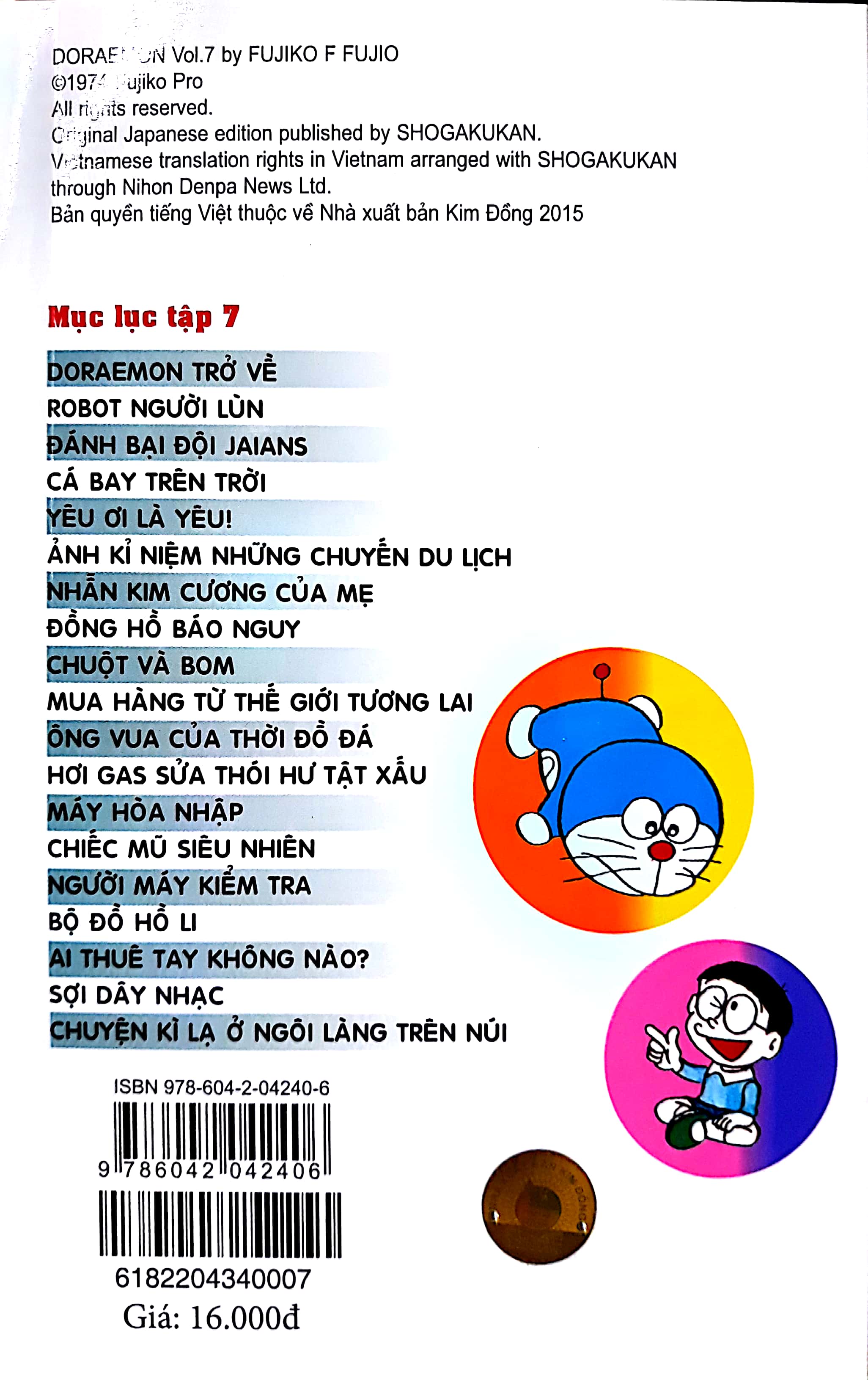 Bo
						
										
										Doraemon - Chu Meo May Den Tu Tuong Lai - Tap 7 (Tai Ban 2018)