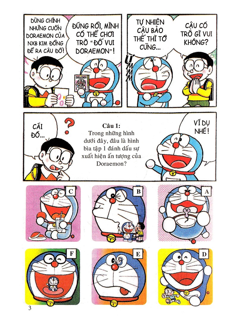 bộ doraemon đố vui - tập 1 - doraemon xuất hiện (tái bản 2023)