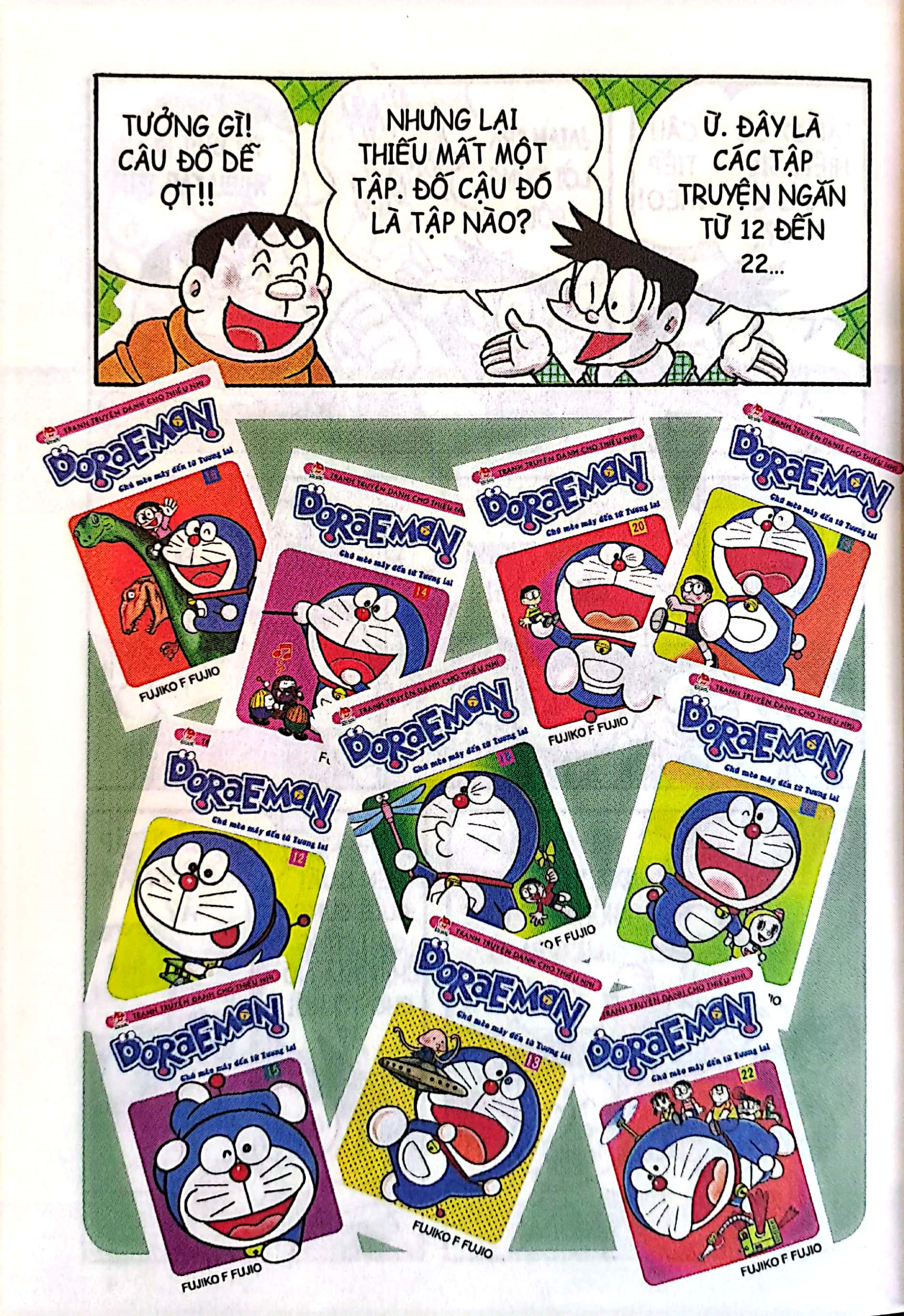 bộ doraemon đố vui - tập 2 - doraemon và những người bạn (tái bản 2023)